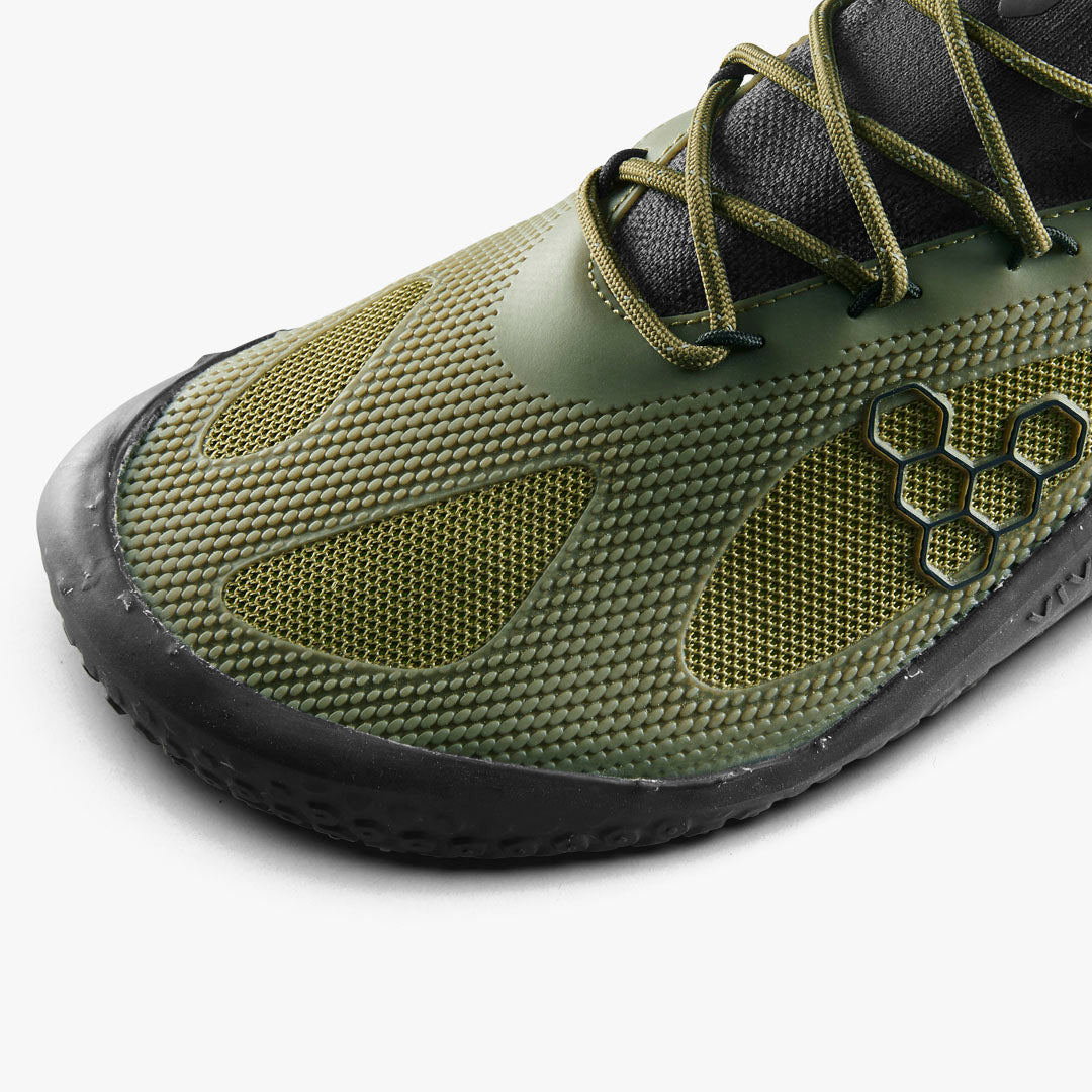 Vivobarefoot - Motus Strength - Forest Green/Acid Lime - Men's