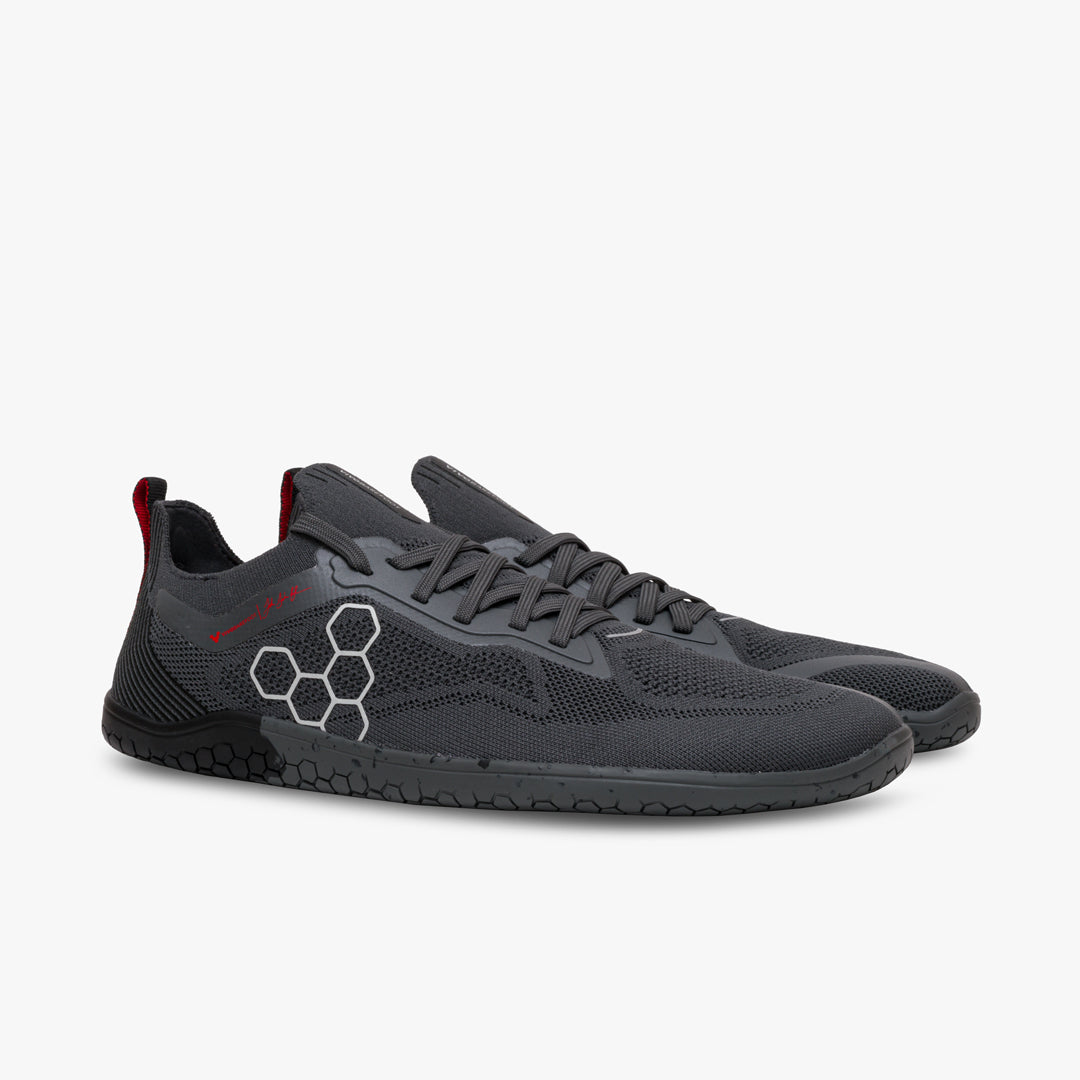 Vivobarefoot - Primus Lite Knit JJF - Obsidian/ Dark Shadow - Men's