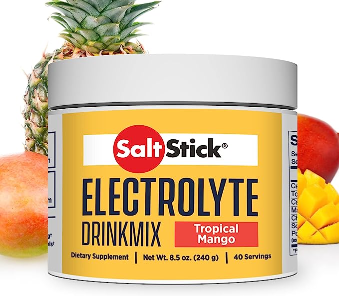 SaltStick - DrinkMix - Tropical Mango - 40 Servings Tub