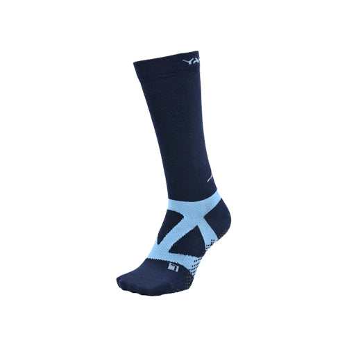 YAMAtune - Spider-Arch Compression - Long Socks - Non-Slip Dots - Navy/Blue