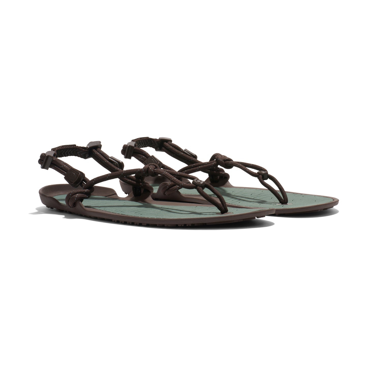 Xero Sandals - Aqua Cloud - Java Brown/Dark Forest - Men's