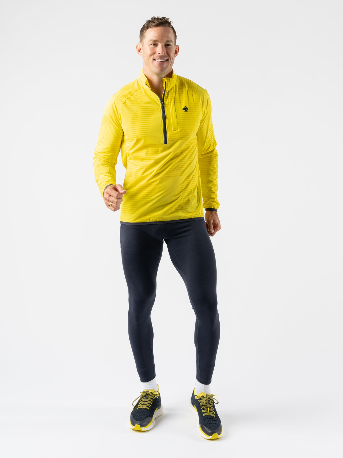 rabbit - Low Light Swish Pullover 2.0 - Blazing Yellow - Men's