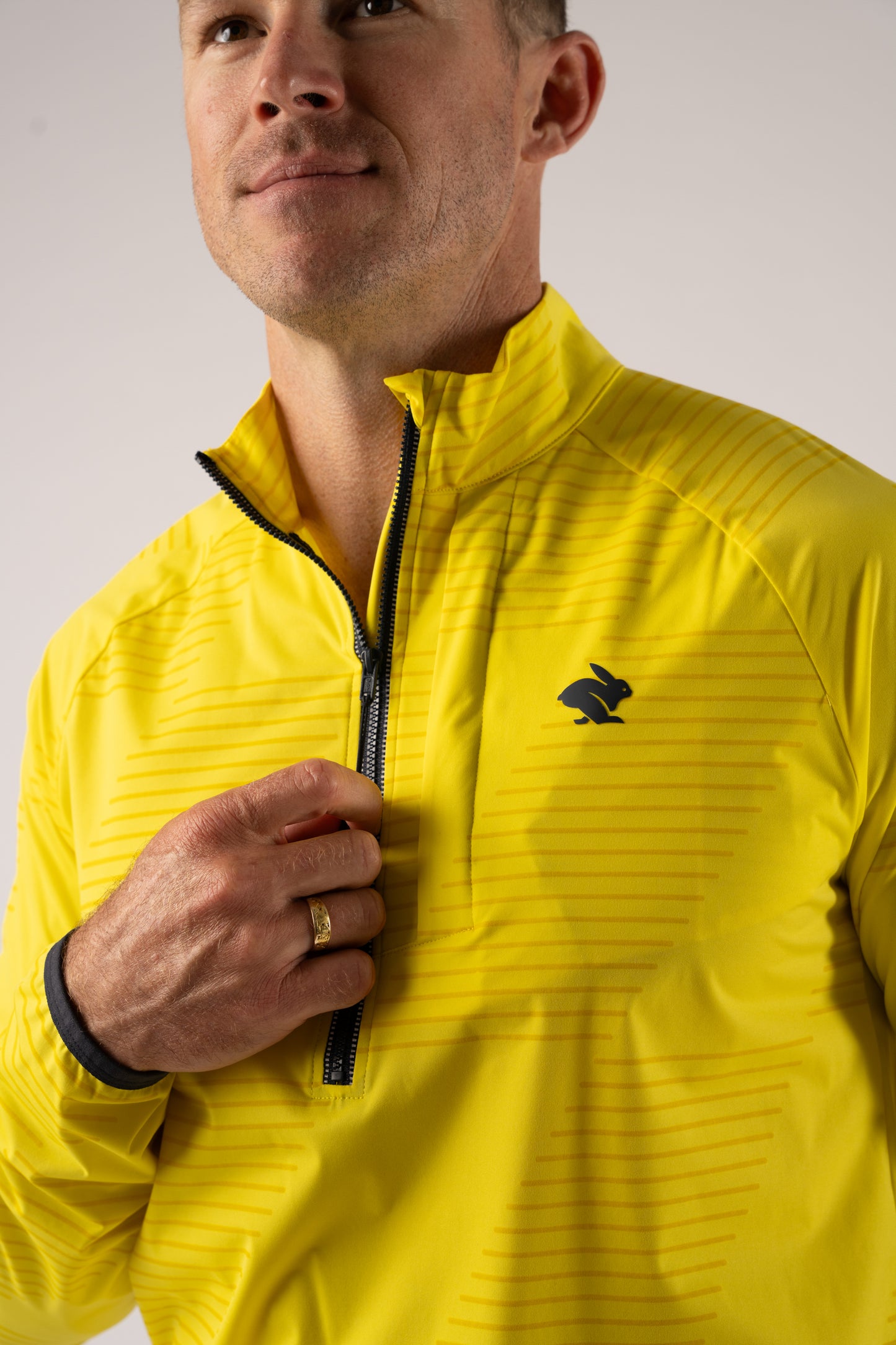 rabbit - Low Light Swish Pullover 2.0 - Blazing Yellow - Men's