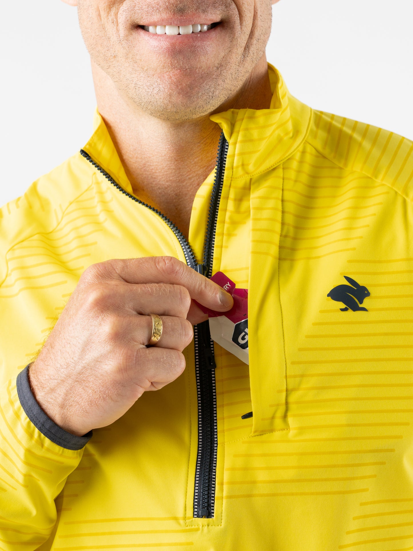 rabbit - Low Light Swish Pullover 2.0 - Blazing Yellow - Men's