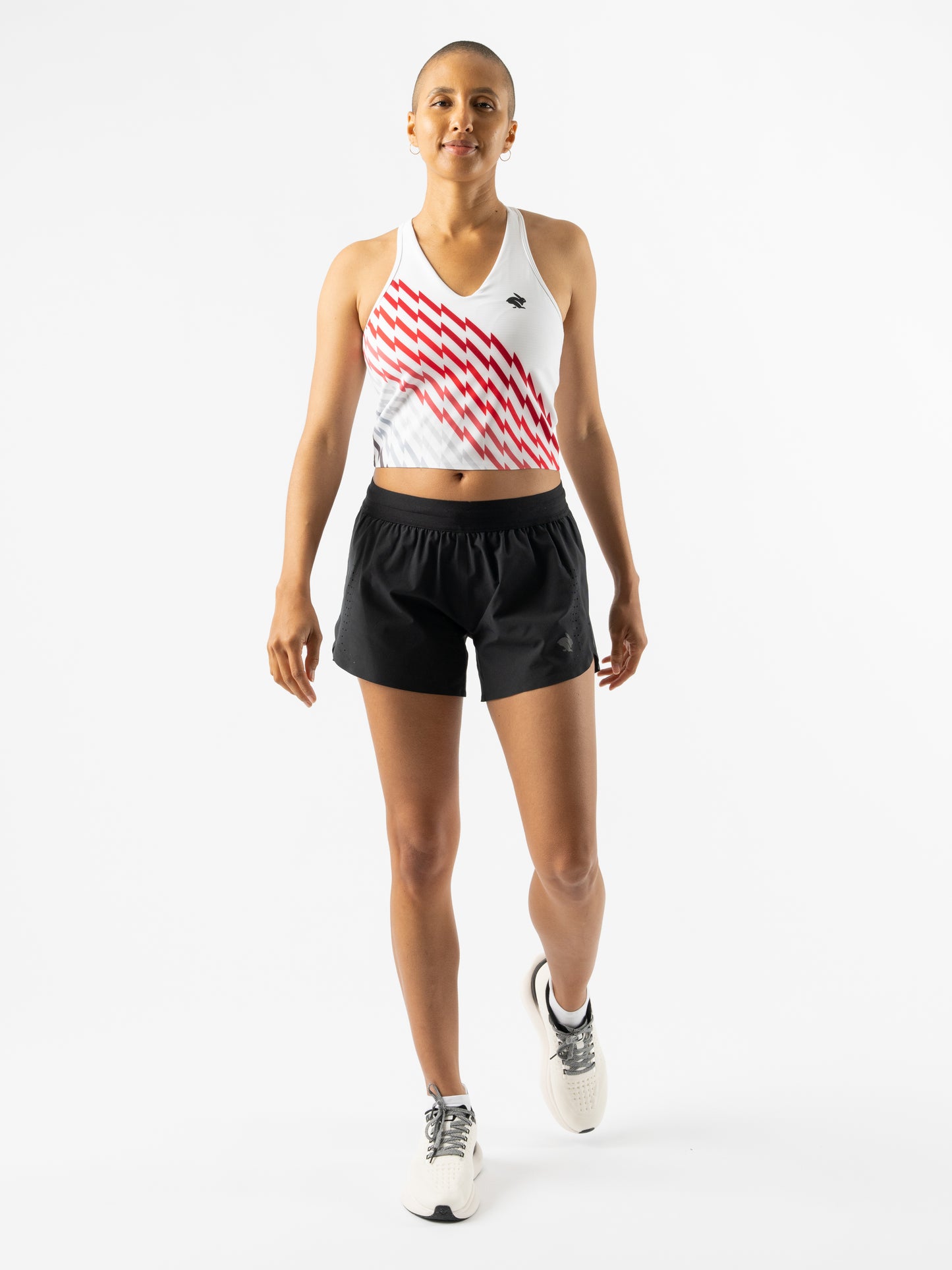 rabbit - Go Time Crop - White Lightning - Women's