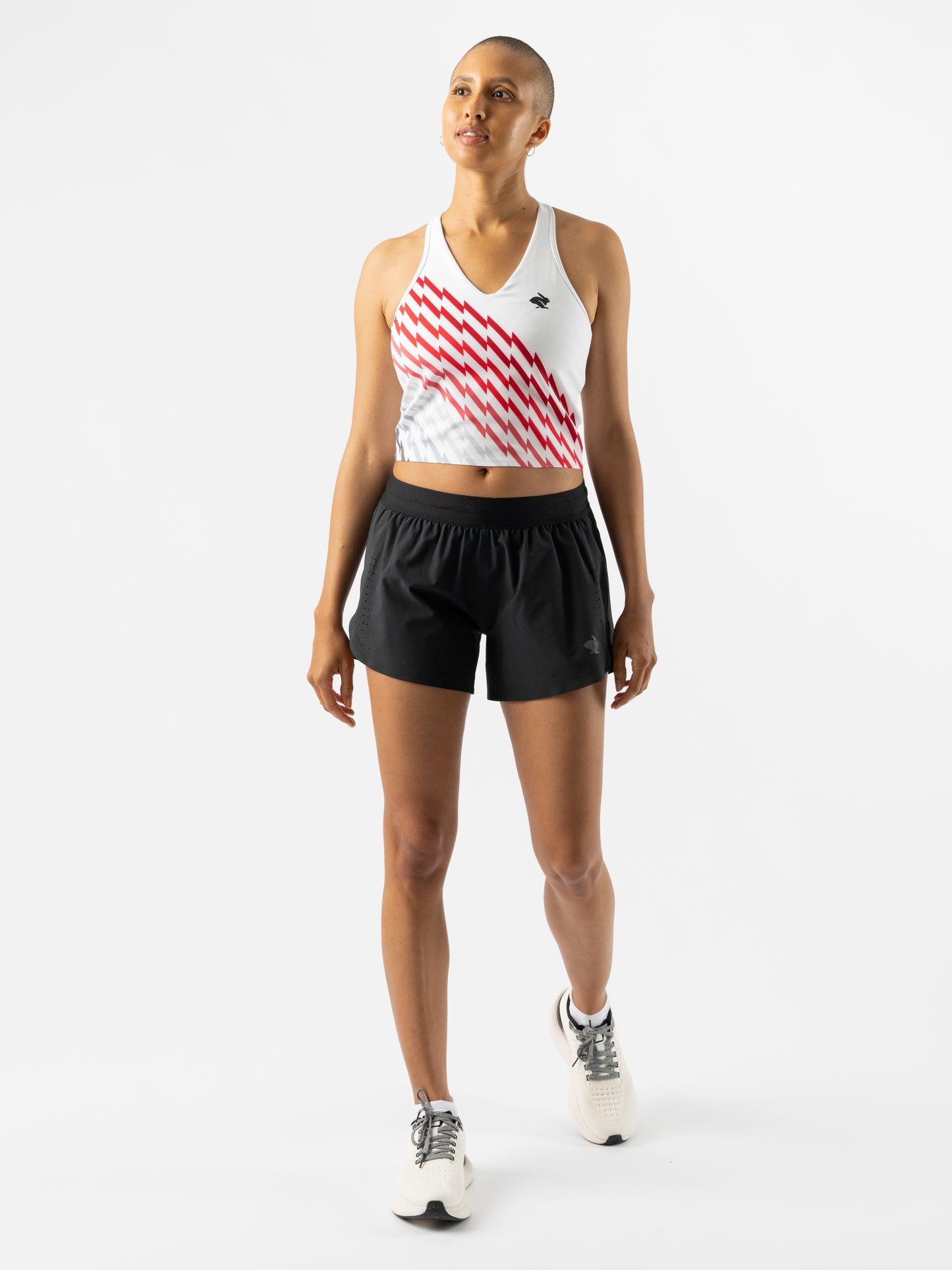 rabbit - Go Time Crop - White Lightning - Women's