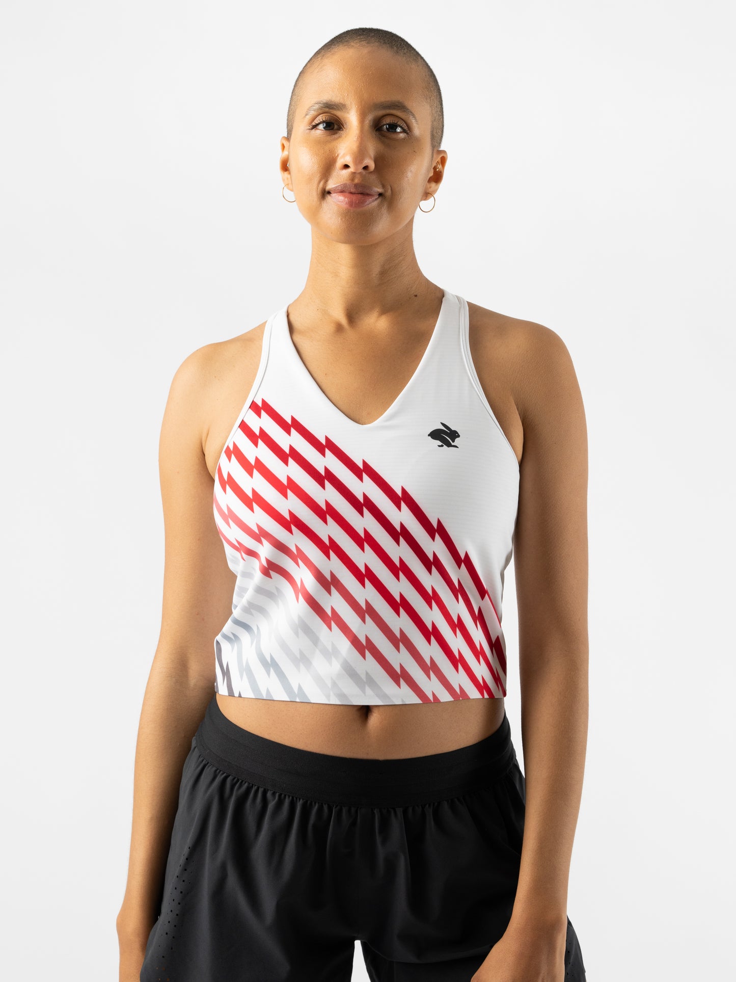 rabbit - Go Time Crop - White Lightning - Women's