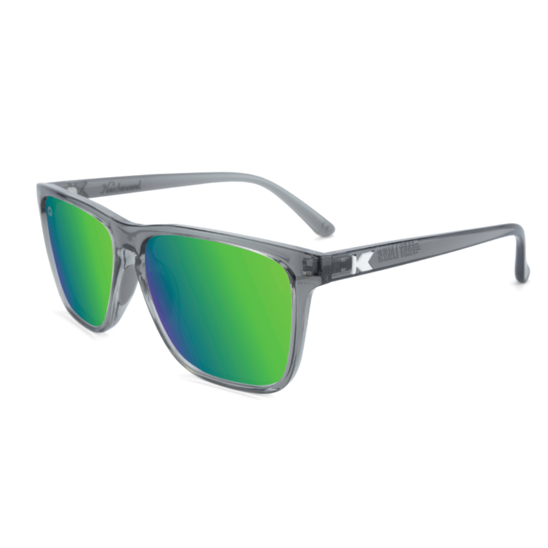 Knockaround - Fast Lanes Sport - Clear Gray / Green Moonshine (Polarised)