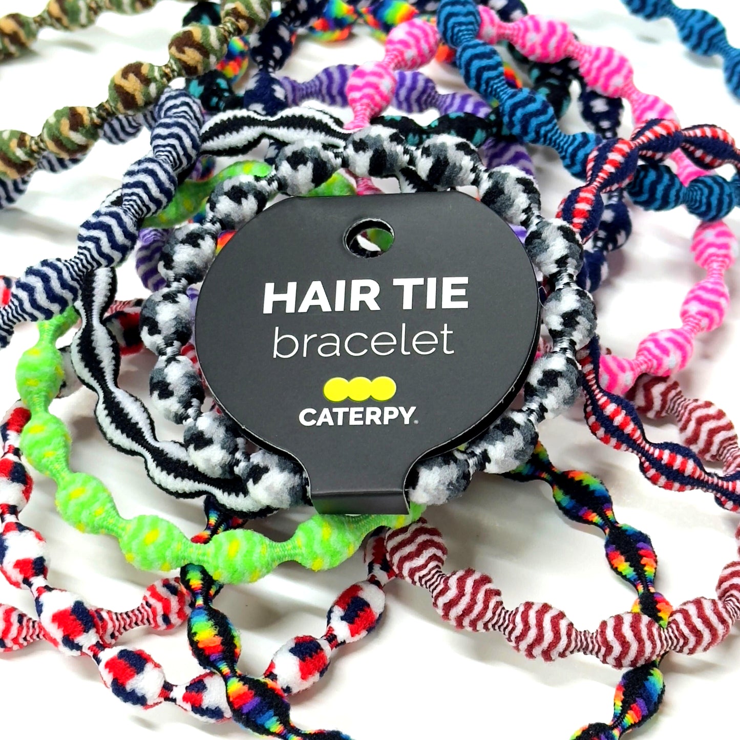 Caterpy - Hair Tie - 3 Pack - Cafe Latte