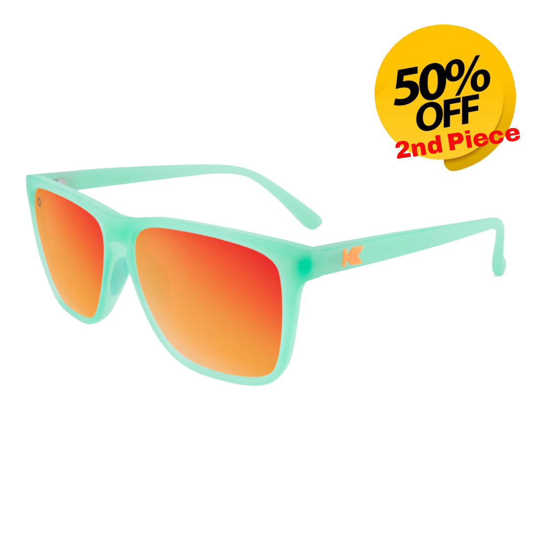 Knockaround - Fast Lanes Sport - Spearmint / Red Sunset (Polarised)