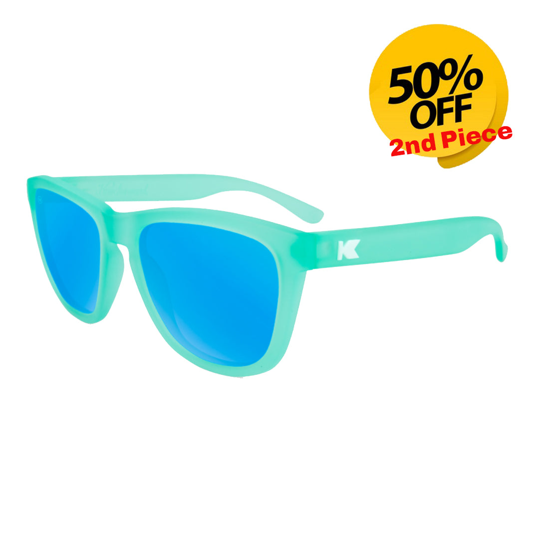 Knockaround - Premiums - Frosted Rubber Mint / Aqua (Polarised)