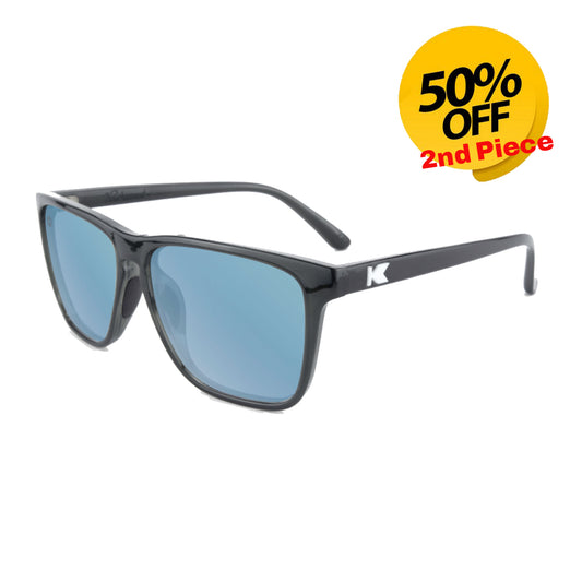 Knockaround - Fast Lanes Sport - Jelly Black / Sky Blue (Polarised)