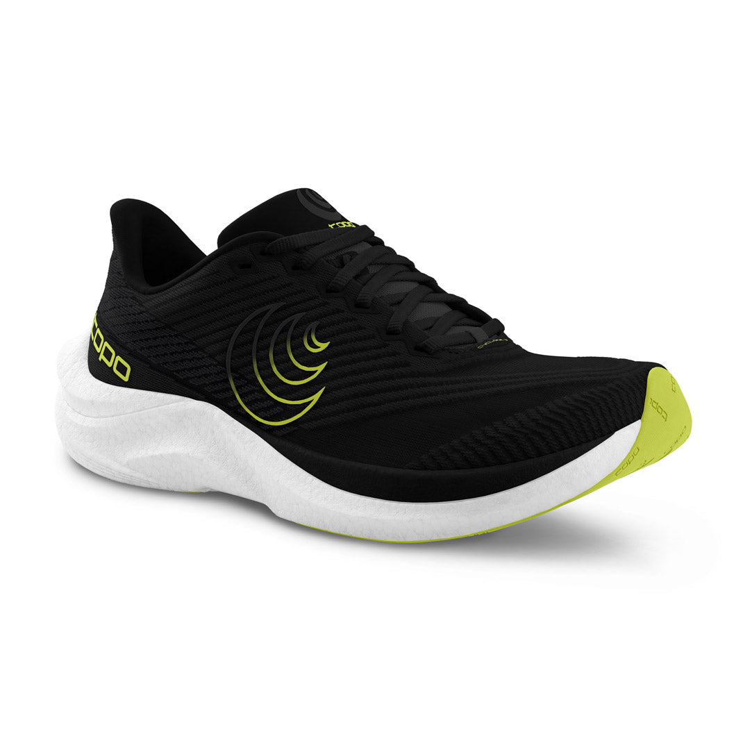 Topo Athletic - Cyclone 3  - Black/Lime  - Men's