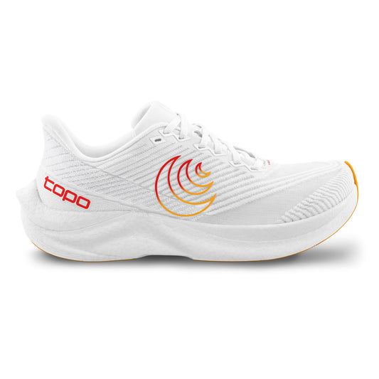 Topo Athletic - Cyclone 3  - White/Sunset  - Men's