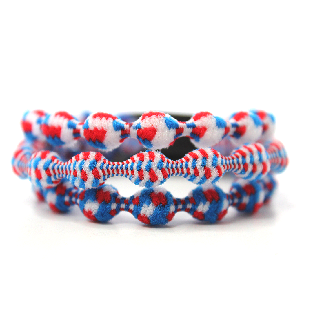 Caterpy - Hair Tie - 3 Pack - Patriot