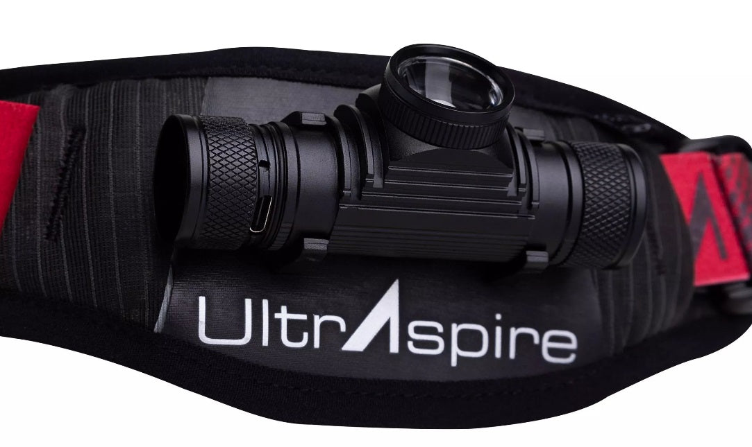 UltrAspire - Lumen 400Z 2.0 Waist Light - Black/Red