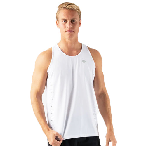 Red Dot Running Company - rabbit - Race Pace Tank - White - Men's