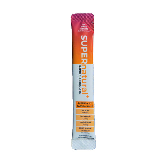 SUPERnatural+ Rapid Electrolytes - Passionfruit - Single Sachet