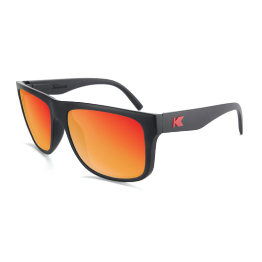 Knockaround - Torrey Pines - Matte Black / Red Sunset (Polarised)