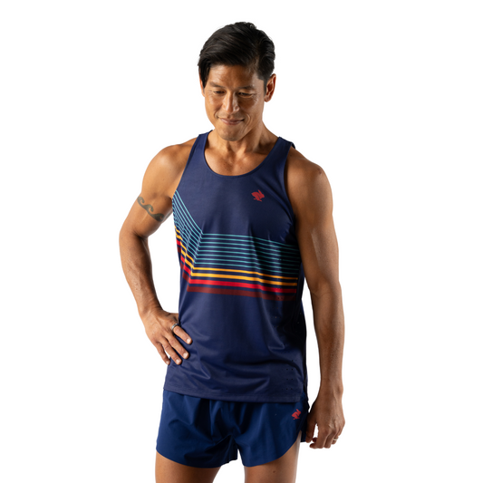 rabbit - Race Pace Tank - Beacon Blue Speed - Men's