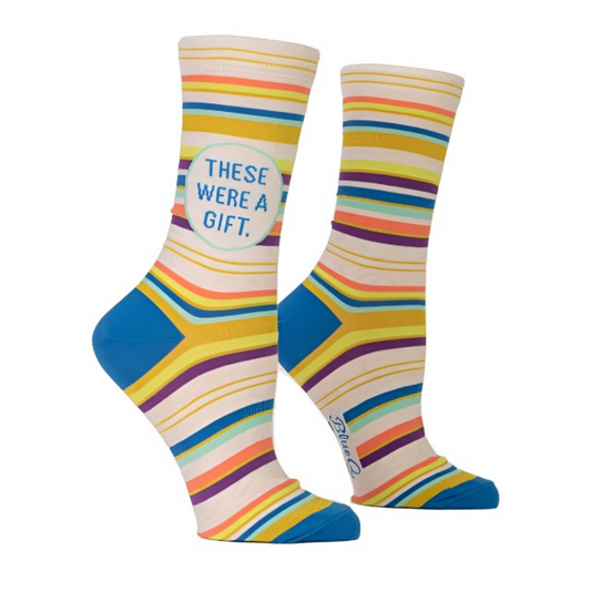 Blue Q - Women's Crew Socks - These Were A Gift