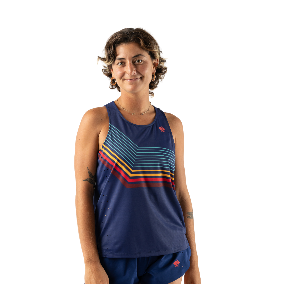 rabbit - Race Pace Tank - Beacon Blue Speed - Women's