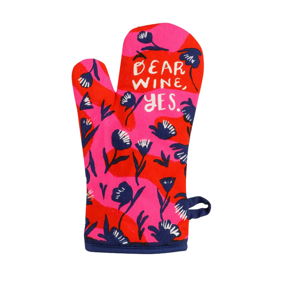 Blue Q - Oven Mitt - Dear Wine, Yes