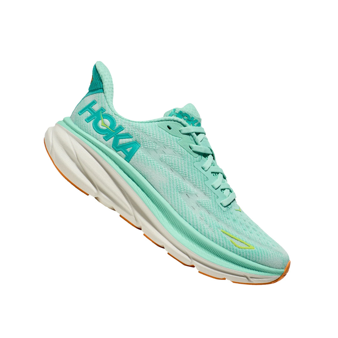 HOKA - Clifton 9 - Standard (B) - Sea Foam/Aqua Breeze - Women's