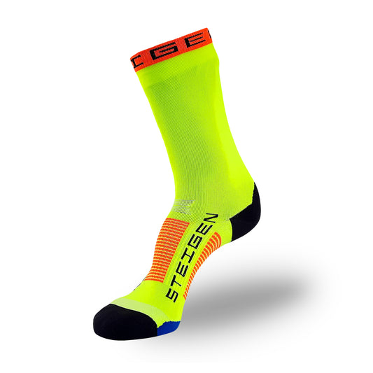 Steigen - 3/4 Length Running Socks - Yellow