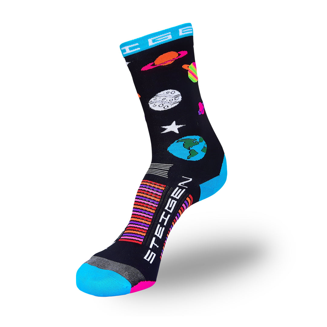 Steigen - 3/4 Length Running Socks - Solar System