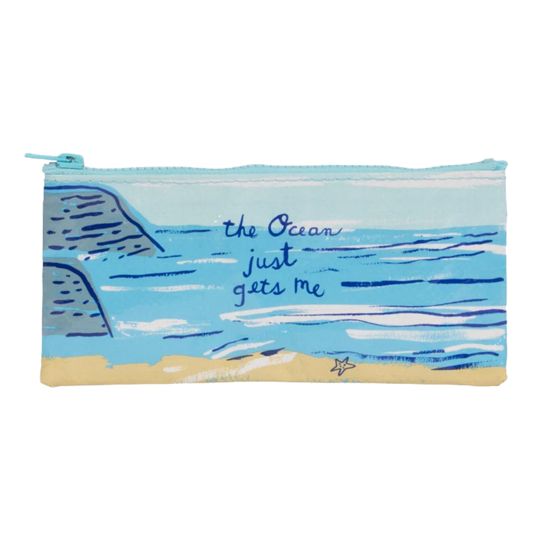 Blue Q - Pencil Case - The Ocean Just Gets Me