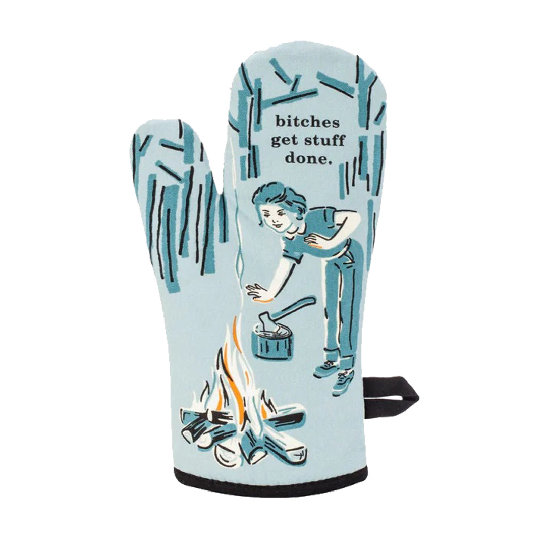 Blue Q - Oven Mitt - Bxtches Get Stuff Done