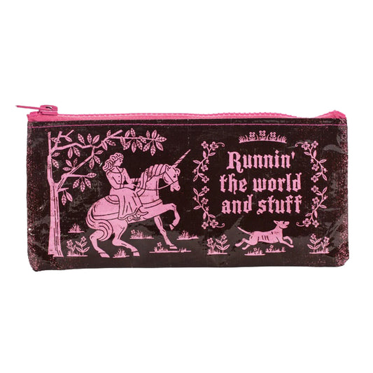 Blue Q - Pencil Case - Runnin' the World and Stuff