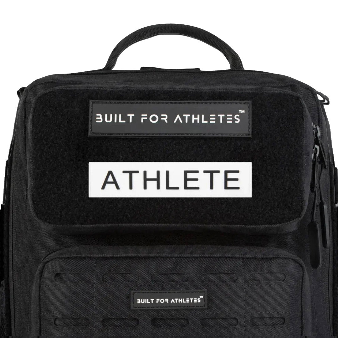 Built for Athletes - Patch - Athlete - White with Black Text