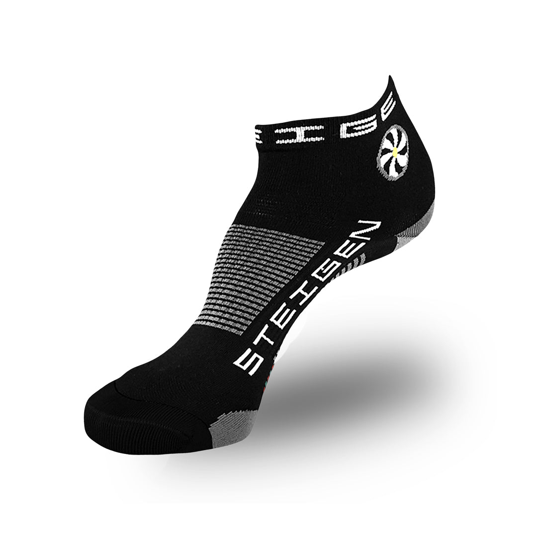 Steigen - 1/4 Length Running Socks - Black