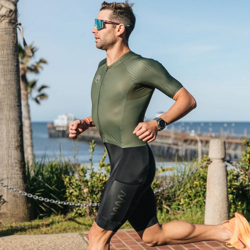 WYN republic - Hi Velocity X Triathlon Suit - Olive - Men's