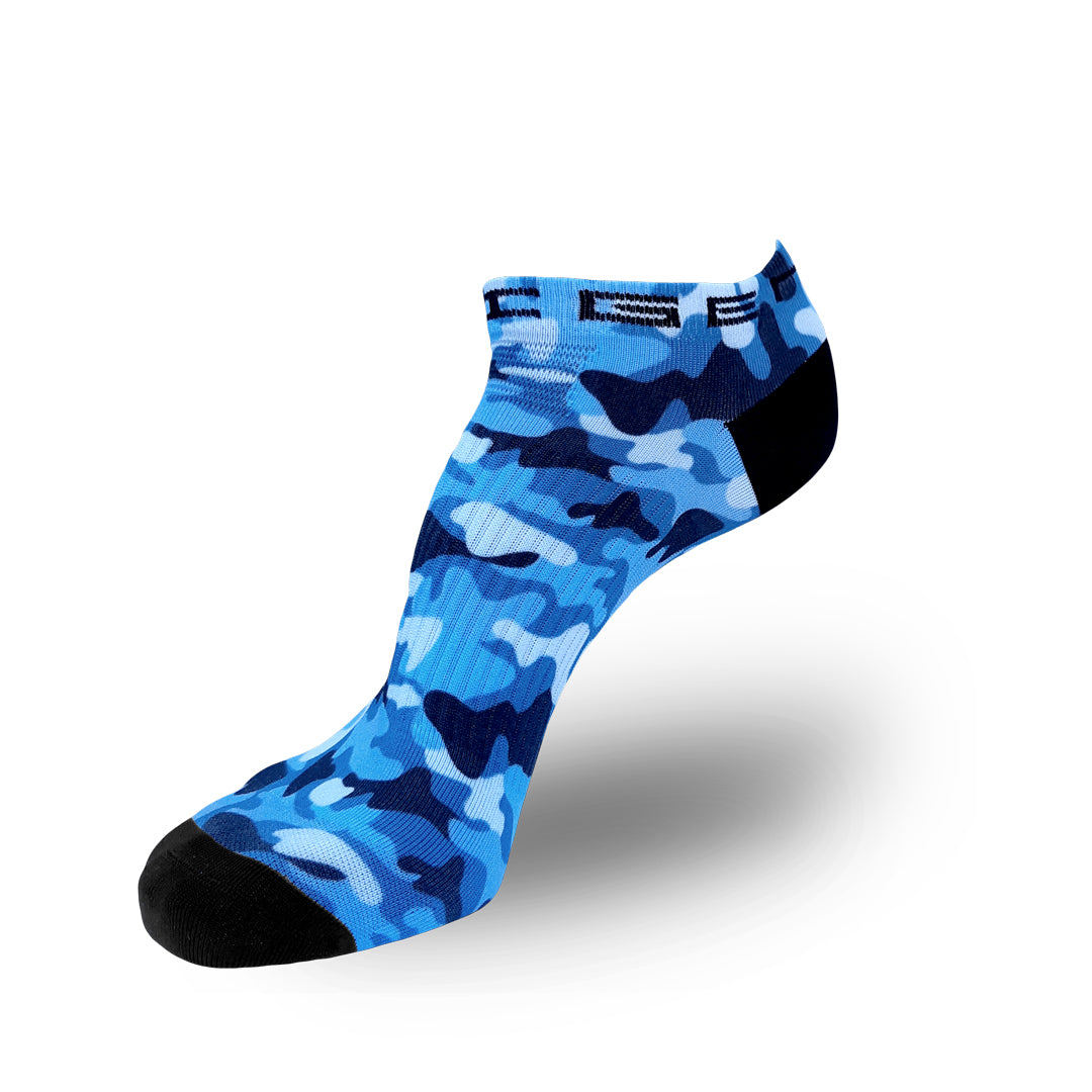 Steigen - Zero Length Running Socks - Blue Camo