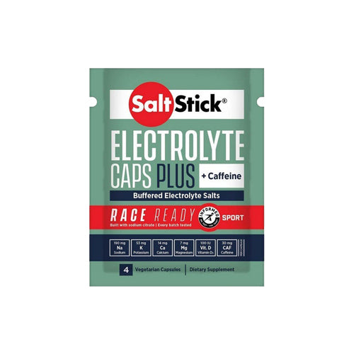 SaltStick - Electrolyte Caps Plus (Caffeinated) - 4 Capsule Packet