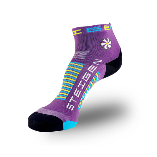 Steigen - 1/4 Length Running Socks - Bubblegum Purple