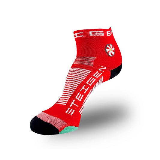 Steigen - 1/4 Length Running Socks - Red