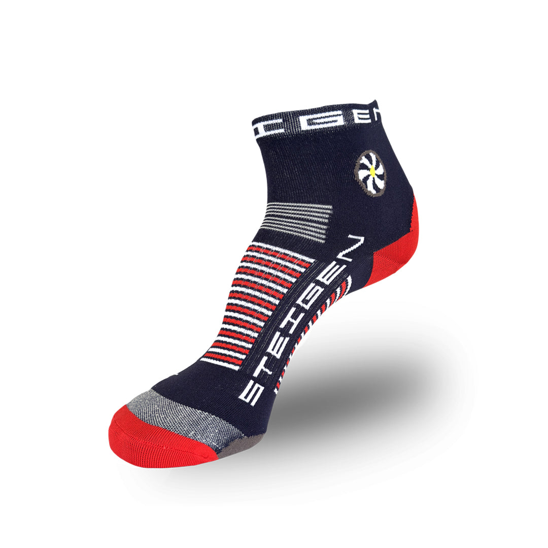 Steigen - 1/4 Length Running Socks - Navy