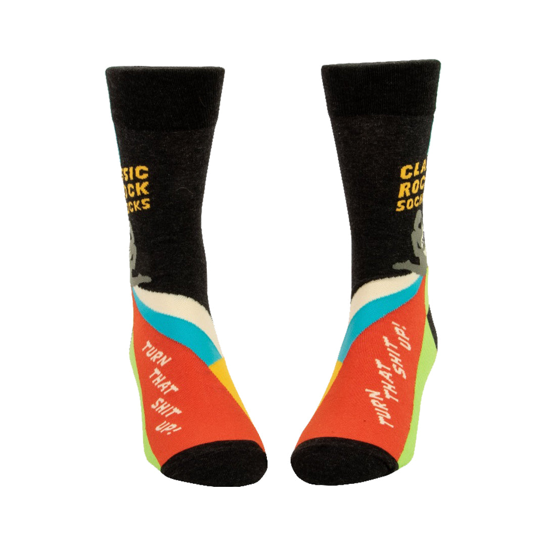 Blue Q - Men's Crew Socks - Classic Rock Socks