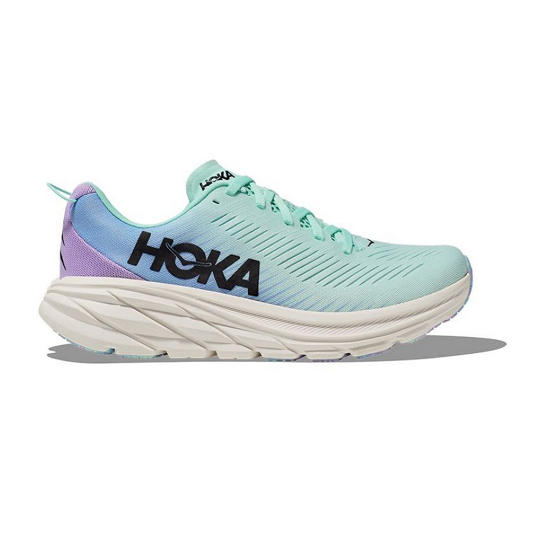 HOKA - Rincon 3 - Wide (D) - Sunlit Ocean/Airy Blue - Women's