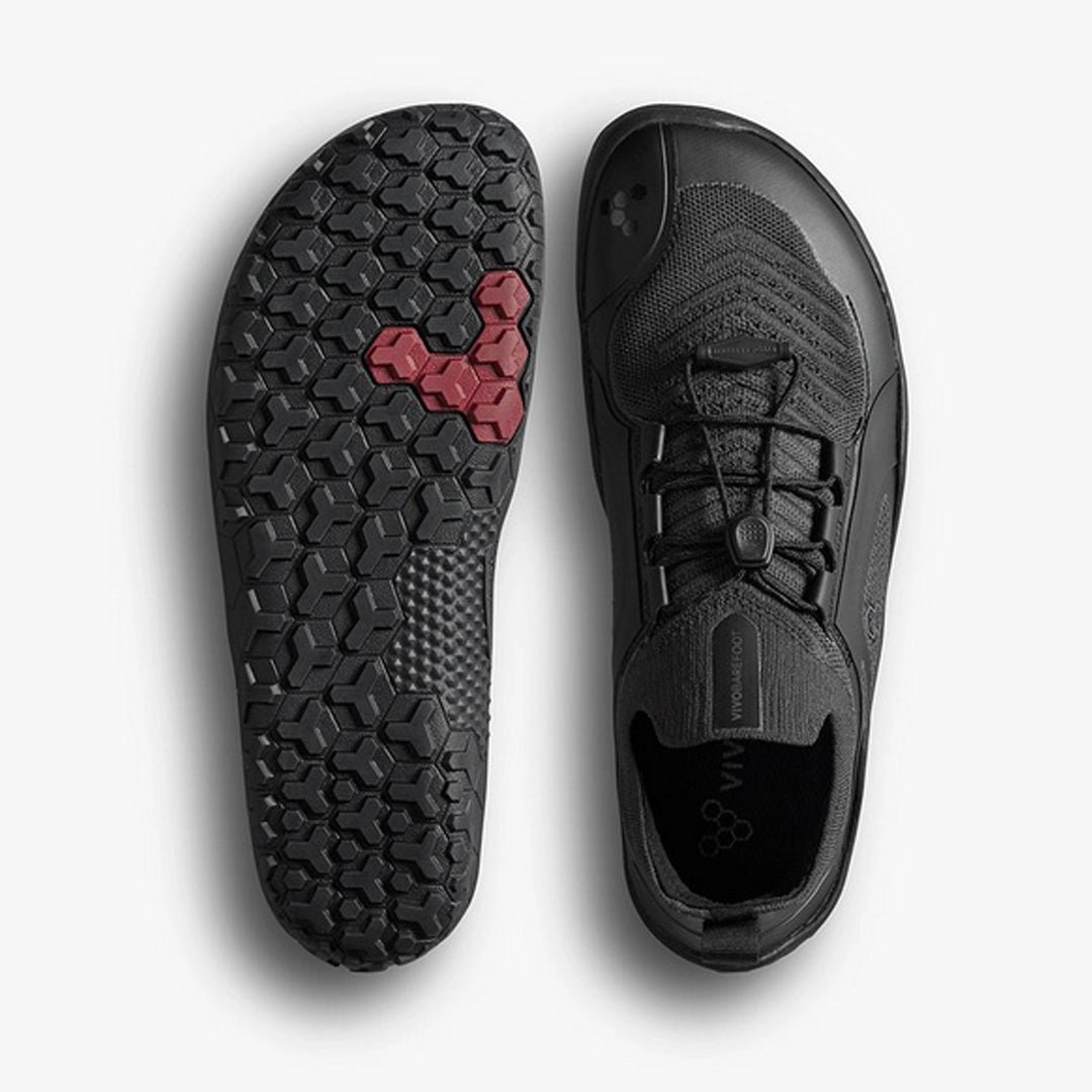 Vivobarefoot - Primus Trail Knit FG - Obsidian/Obsidian - Men's