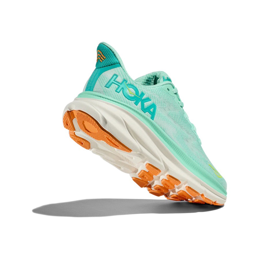 HOKA - Clifton 9 - Standard (B) - Sea Foam/Aqua Breeze - Women's