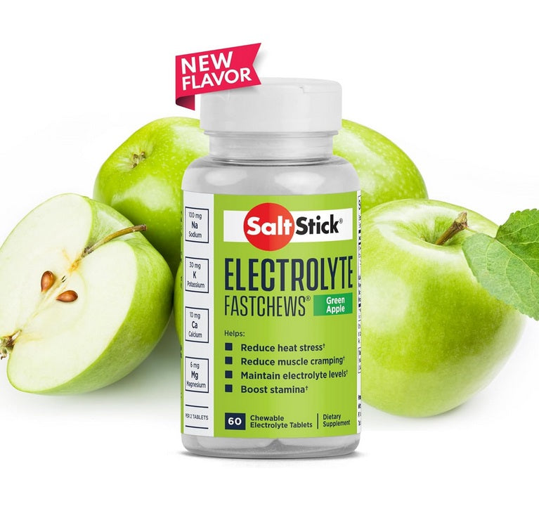 SaltStick - FastChews - Green Apple - 60 Tablets Bottle