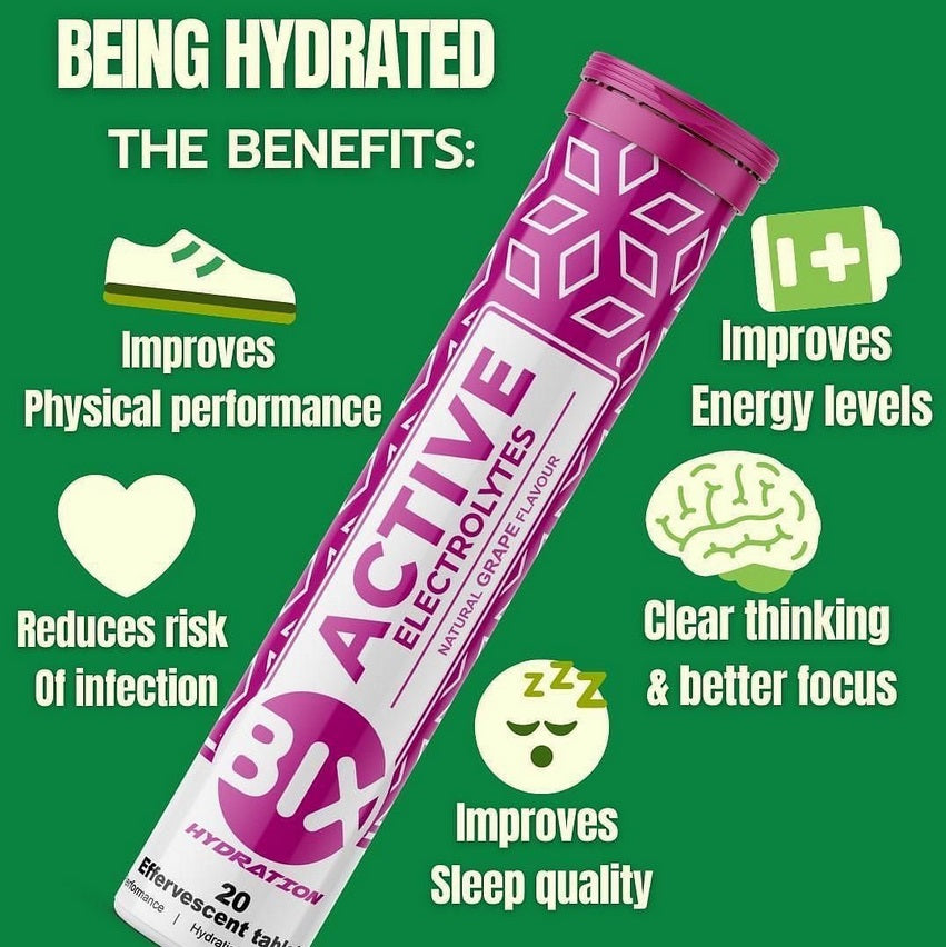 BIX - Active Electrolytes - Grape - Single Tube (20 Tablets)