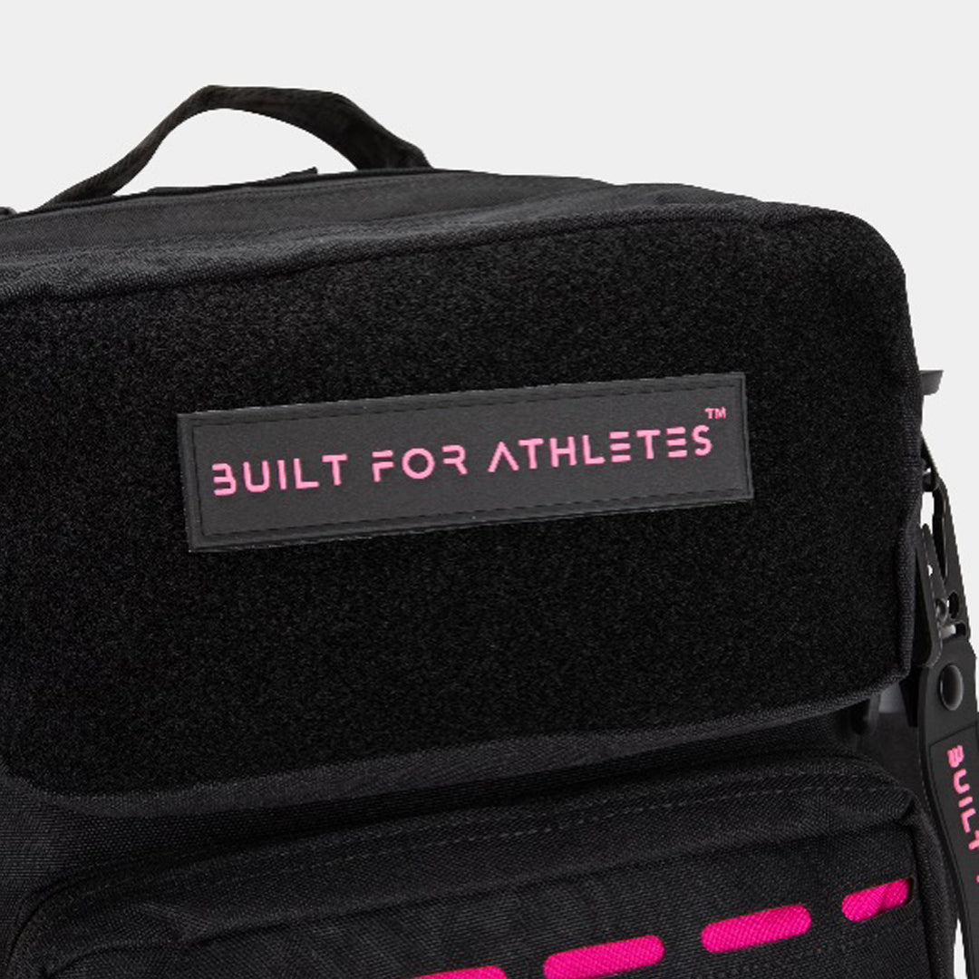 Built for Athletes - Gym Backpack - 25L (Medium) - Black & Pink