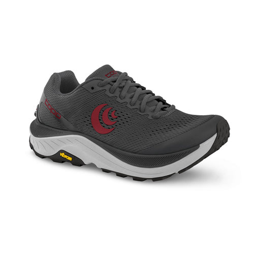 Topo Athletic - Ultraventure 3 - Grey/Red - Men's