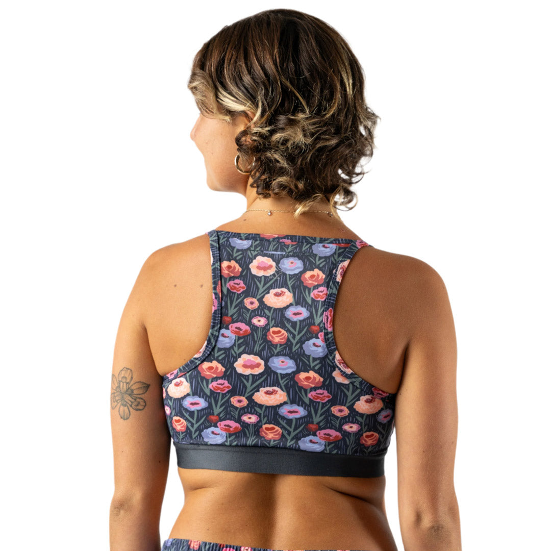 rabbit - Strappy Pocket Bra - Eclipse Poppy - Women's